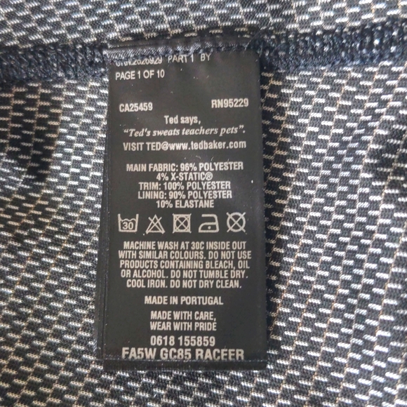 Ted Baker Racer Tank Top with Pink Print - Picture 8 of 13